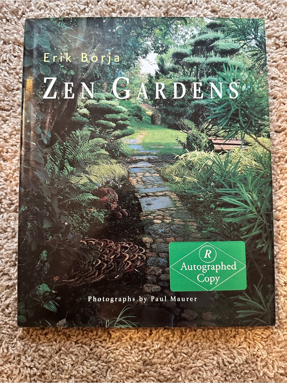 Zen Gardens by Erik Borja - Hard Cover/ Dust Jacket